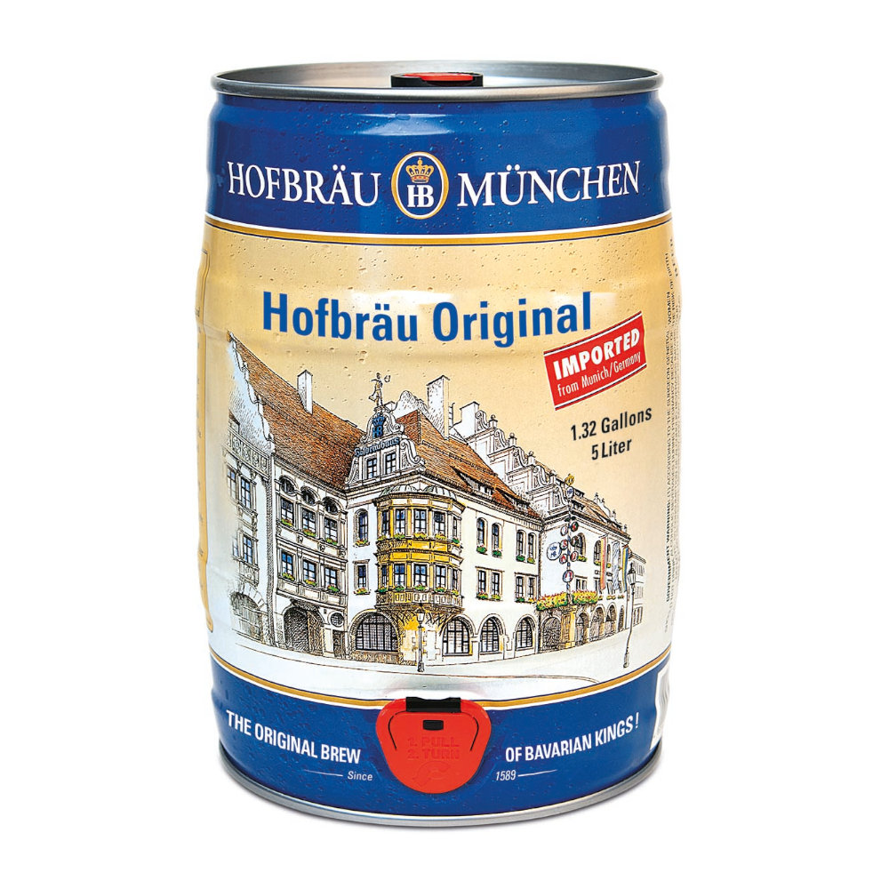 Barril Hofbräu Original Helles 5 litros